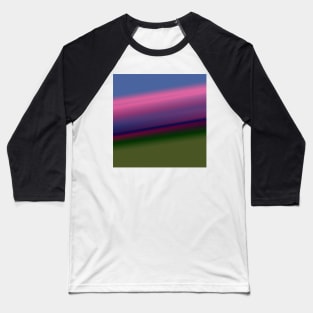 red blue green pink texture art Baseball T-Shirt